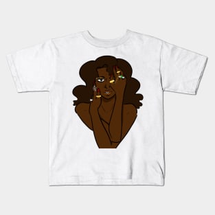 Melanin Goddess 1 Kids T-Shirt